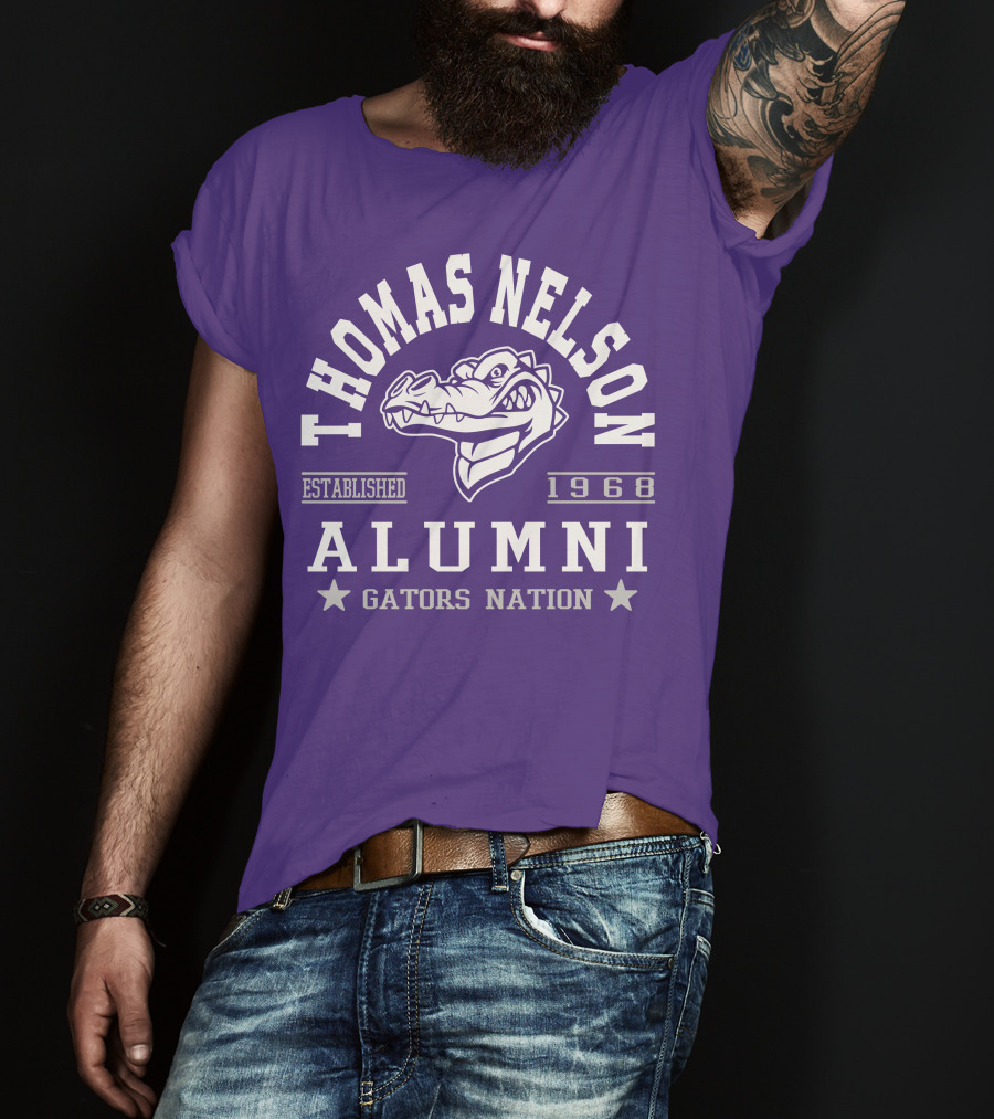 Thomas Nelson Alumni Gators Nation Established 1968 T-Shirt