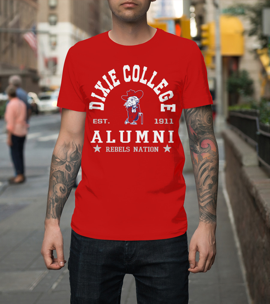 Dixie College Alumni Rebels Nation Est. 1911 T-Shirt