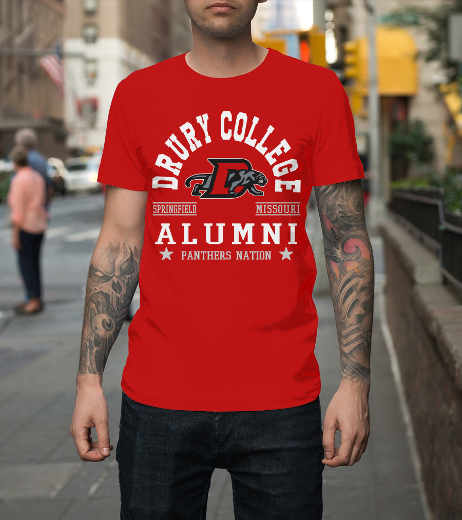 Drury College Springfield Missouri Alumni Panthers Nation T-Shirt