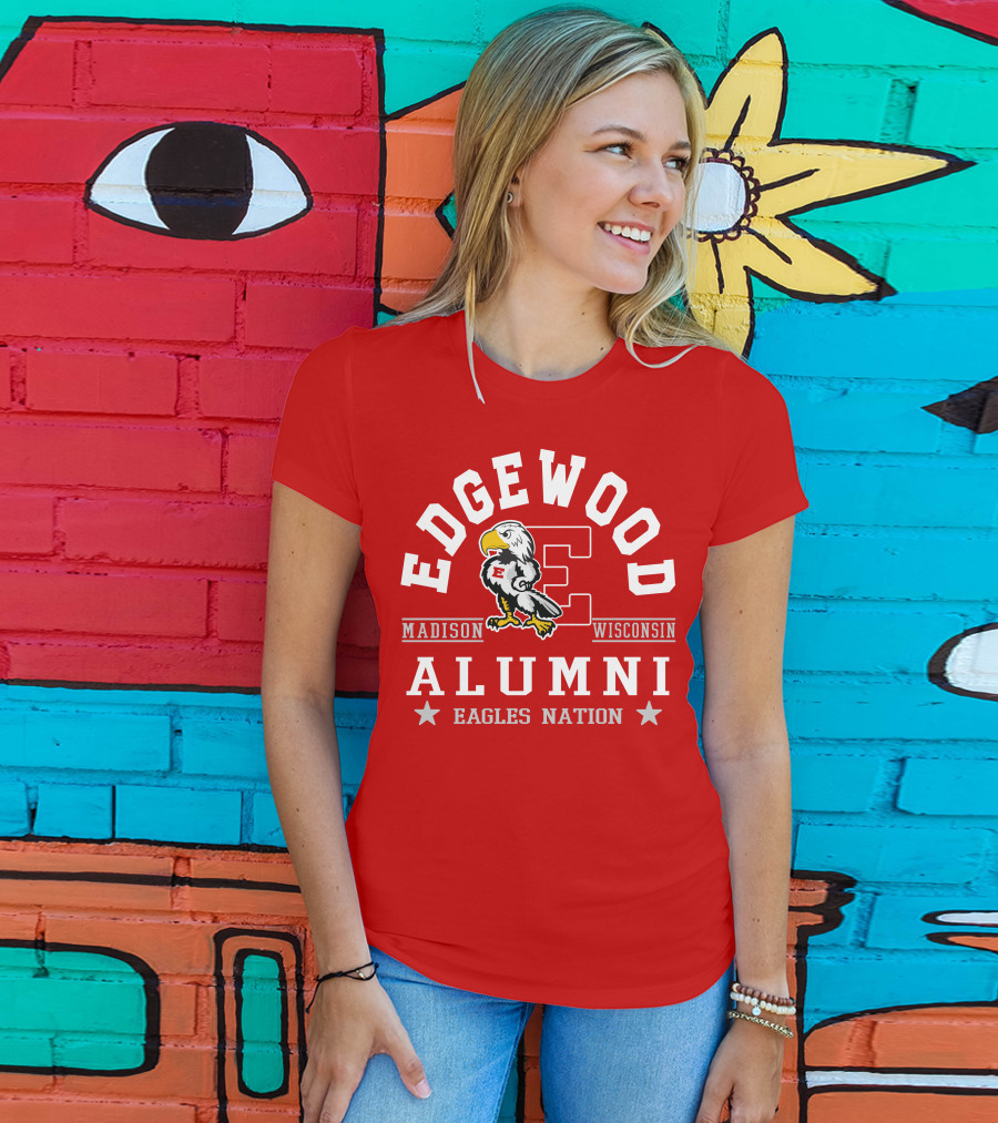 Edgewood College Madison Wisconsin Alumni Eagles Nation T-Shirt