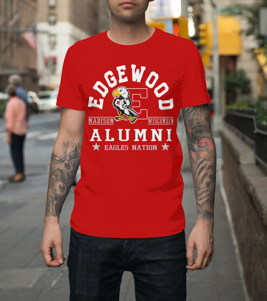 Edgewood College Madison Wisconsin Alumni Eagles Nation T-Shirt