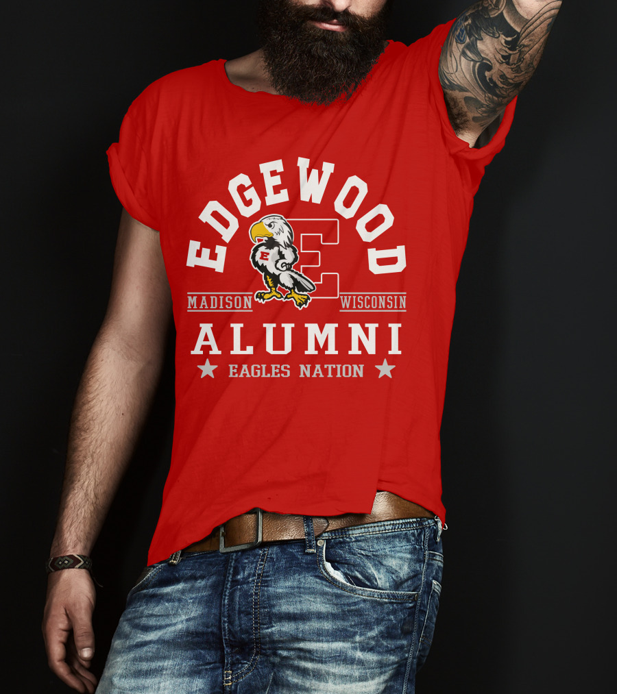 Edgewood College Madison Wisconsin Alumni Eagles Nation T-Shirt