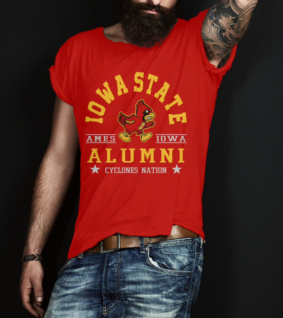 Iowa State Alumni Cyclones Nation Ames Iowa T-Shirt