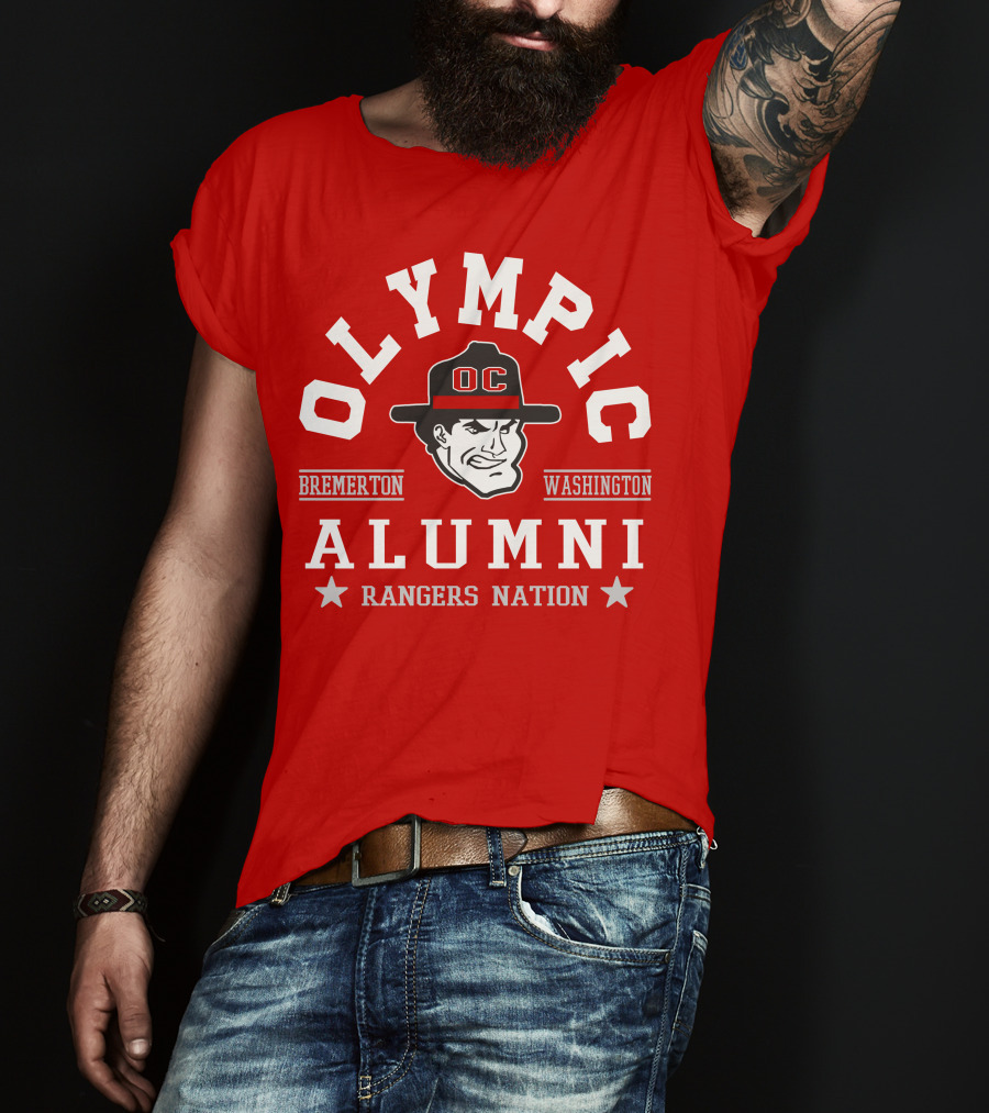 Olympic College Alumni Rangers Nation Bremerton Washington OC T-Shirt