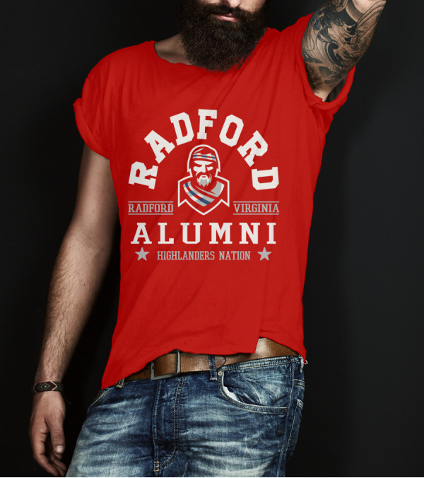 Radford Virginia Alumni Highlanders Nation T-Shirt