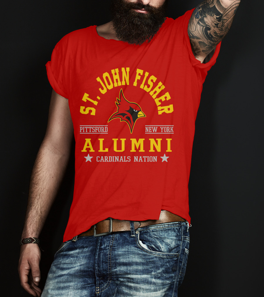 St John Fisher Cardinals Alumni Pittsford New York Nation T-Shirt