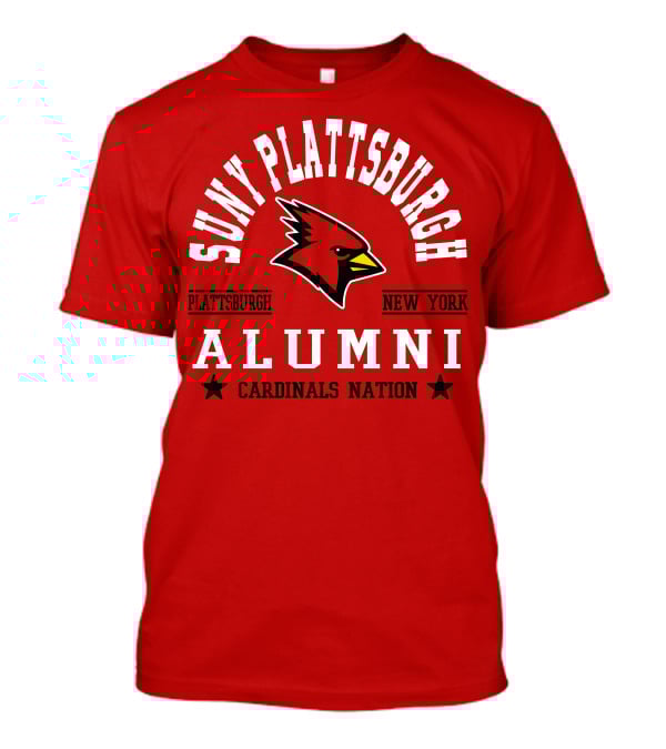SUNY Plattsburgh New York Alumni Cardinals Nation T-Shirt