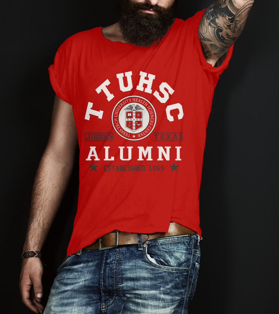 TTUHSC Lubbock Texas Alumni Established 1969 T-Shirt