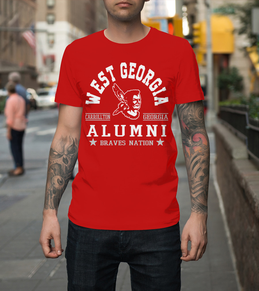 West Georgia Carrollton Georgia Alumni Braves Nation T-Shirt