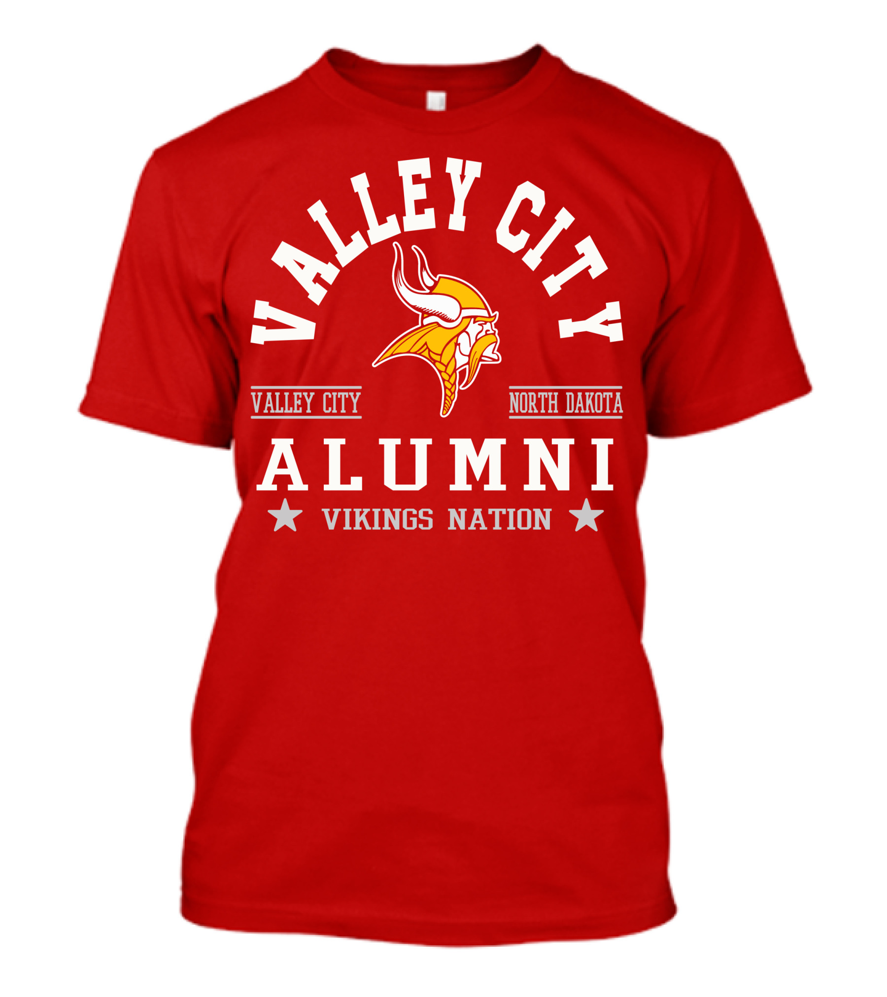 Valley City North Dakota Alumni Vikings Nation T-Shirt