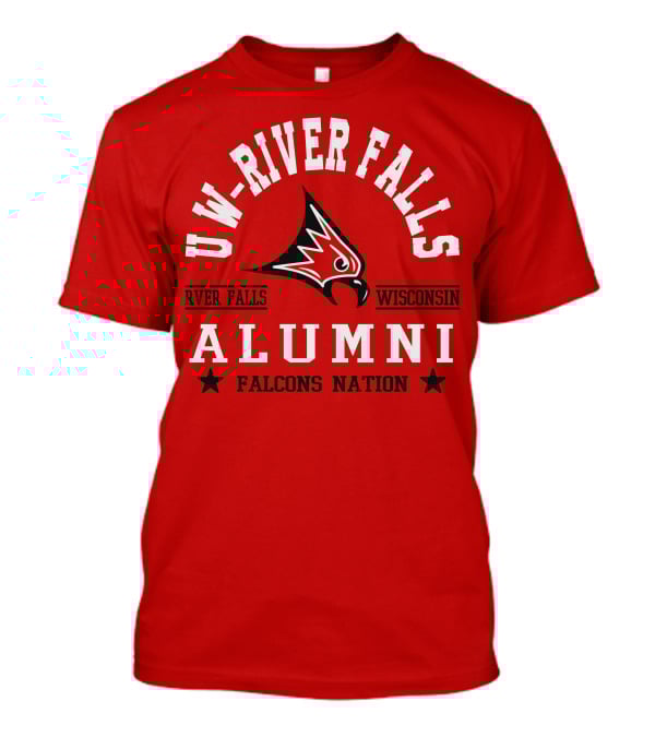 UW River Falls Wisconsin Alumni Falcons Nation T-Shirt