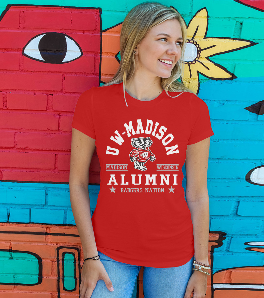 UW–Madison Alumni Badgers Nation Madison Wisconsin T-Shirt