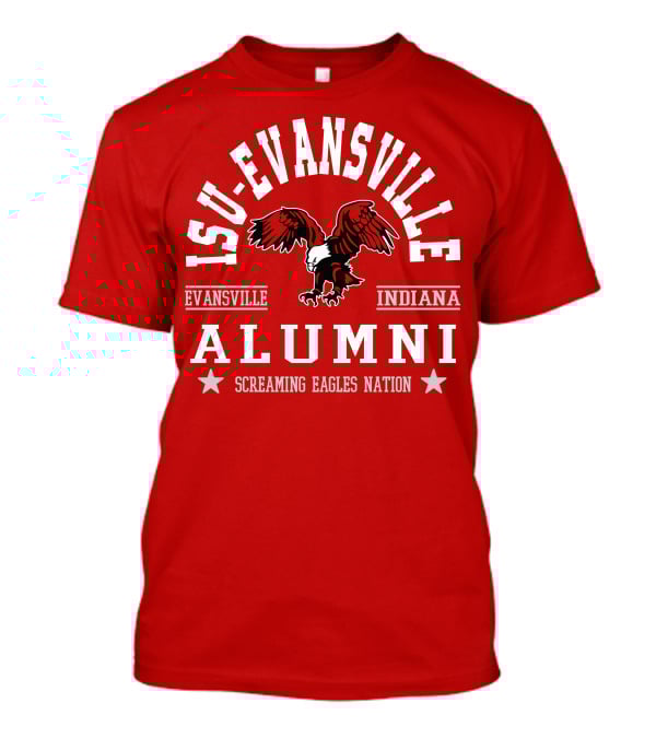 ISU-Evansville Indiana Alumni Screaming Eagles Nation T-Shirt
