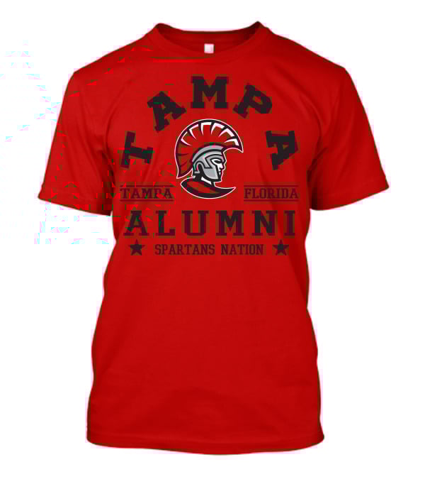 Tampa Florida Alumni Spartans Nation T-Shirt