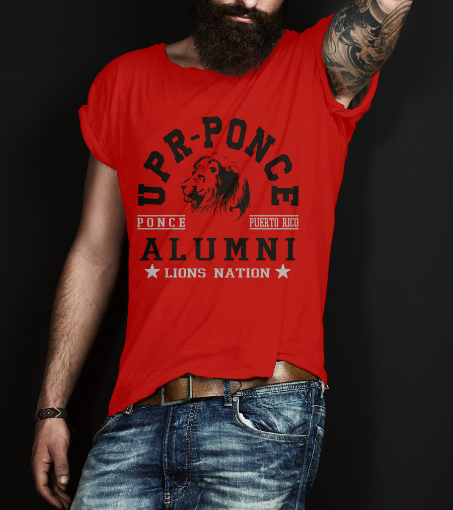 UPR-Ponce Alumni Puerto Rico Lions Nation T-Shirt