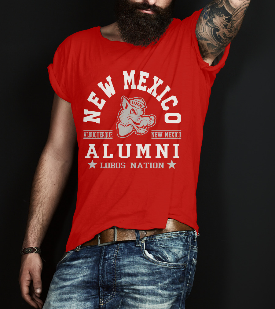 New Mexico Alumni UNM Lobos Nation Albuquerque T-Shirt