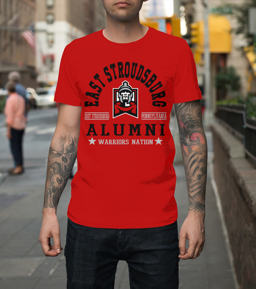 East Stroudsburg Alumni Warriors Nation Pennsylvania T-Shirt