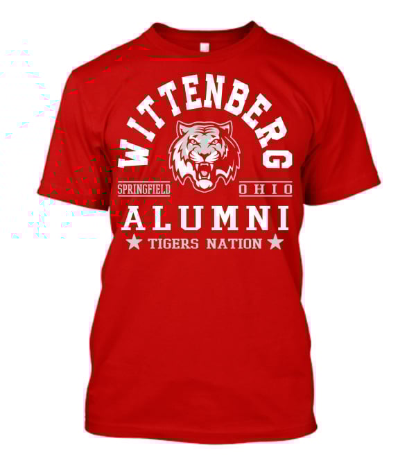 Wittenberg Springfield Ohio Alumni Tigers Nation T-Shirt