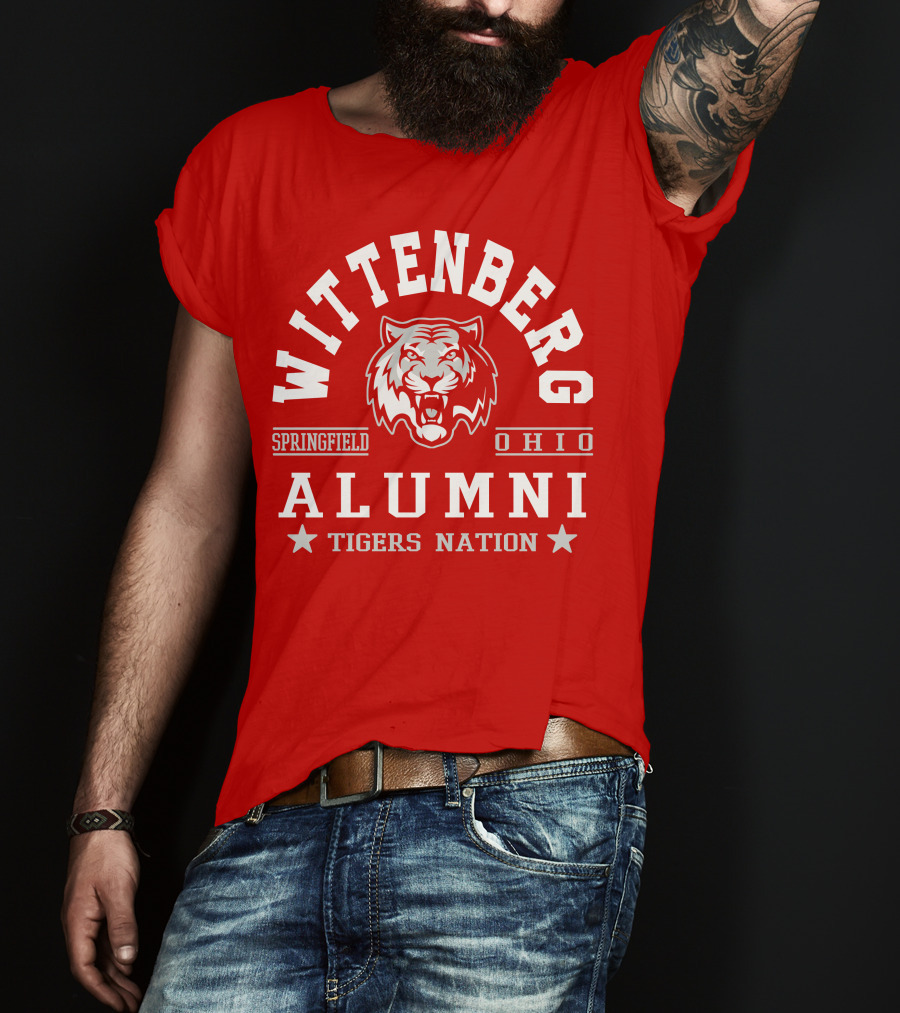 Wittenberg Springfield Ohio Alumni Tigers Nation T-Shirt