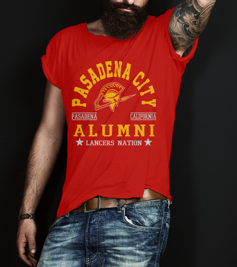 Pasadena City Alumni Lancers Nation Pasadena California T-Shirt