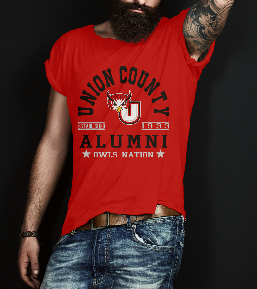 Union County Alumni Owls Nation Established 1933 T-Shirt