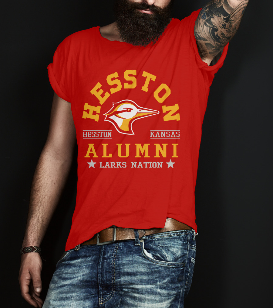 Hesston Kansas Alumni Larks Nation Hesston T-Shirt