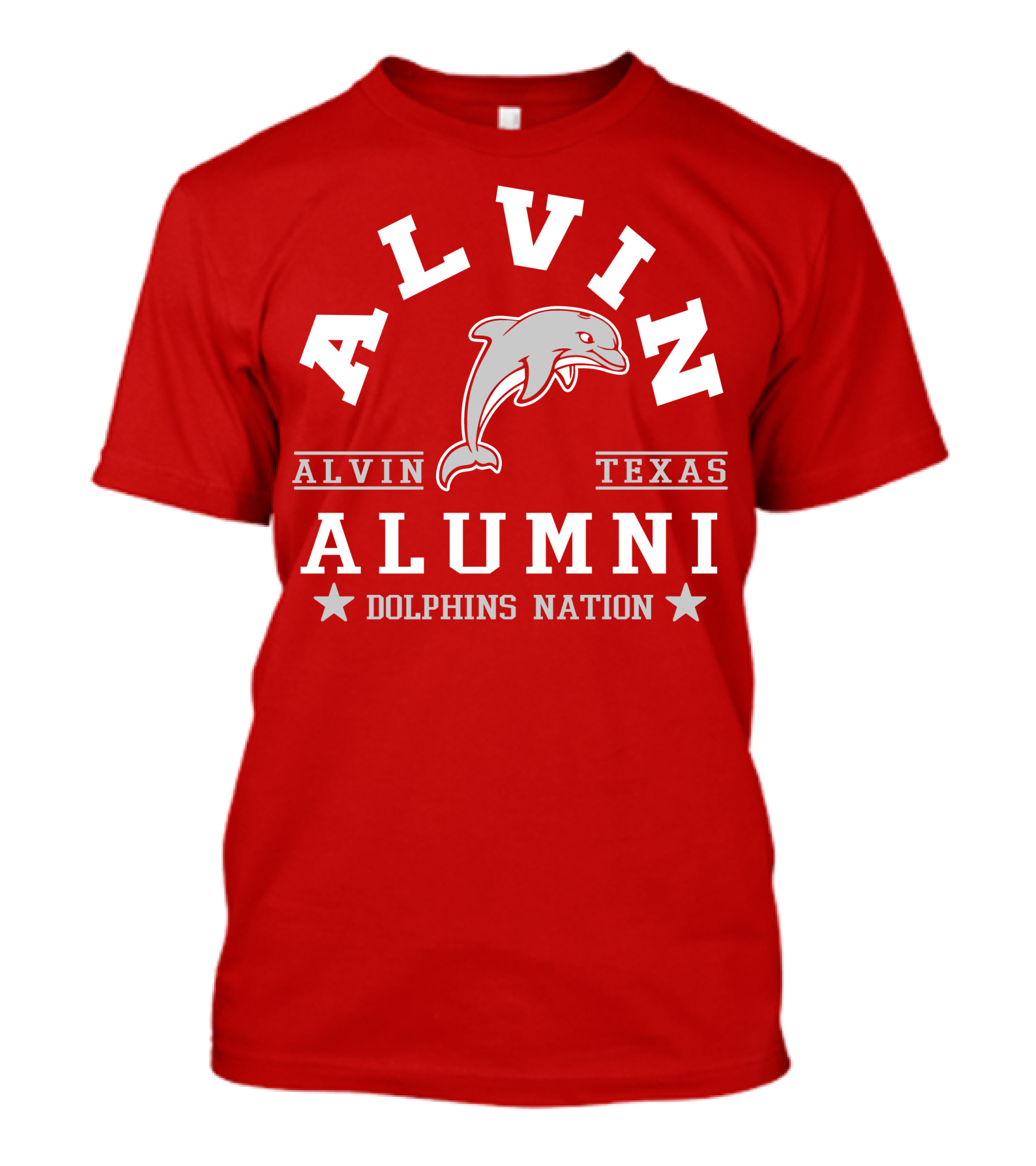 Alvin Texas Alumni Dolphins Nation T-Shirt