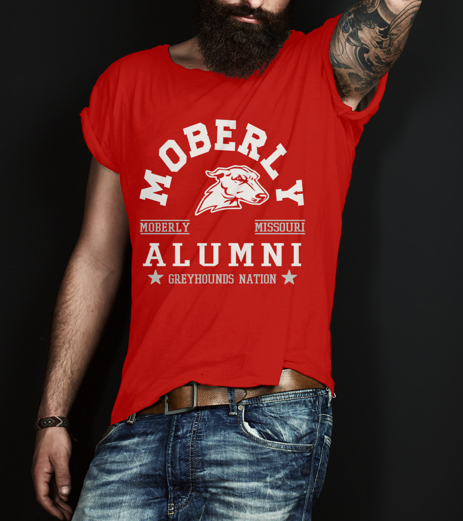 Moberly Missouri Alumni Greyhounds Nation T-Shirt