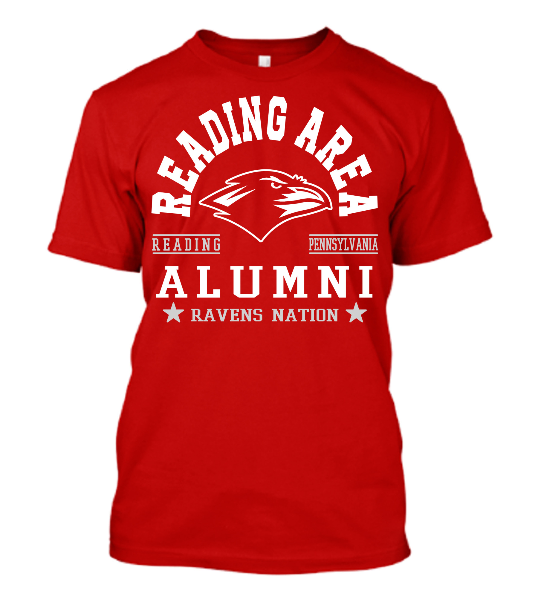 Reading Area Pennsylvania Alumni Ravens Nation T-Shirt