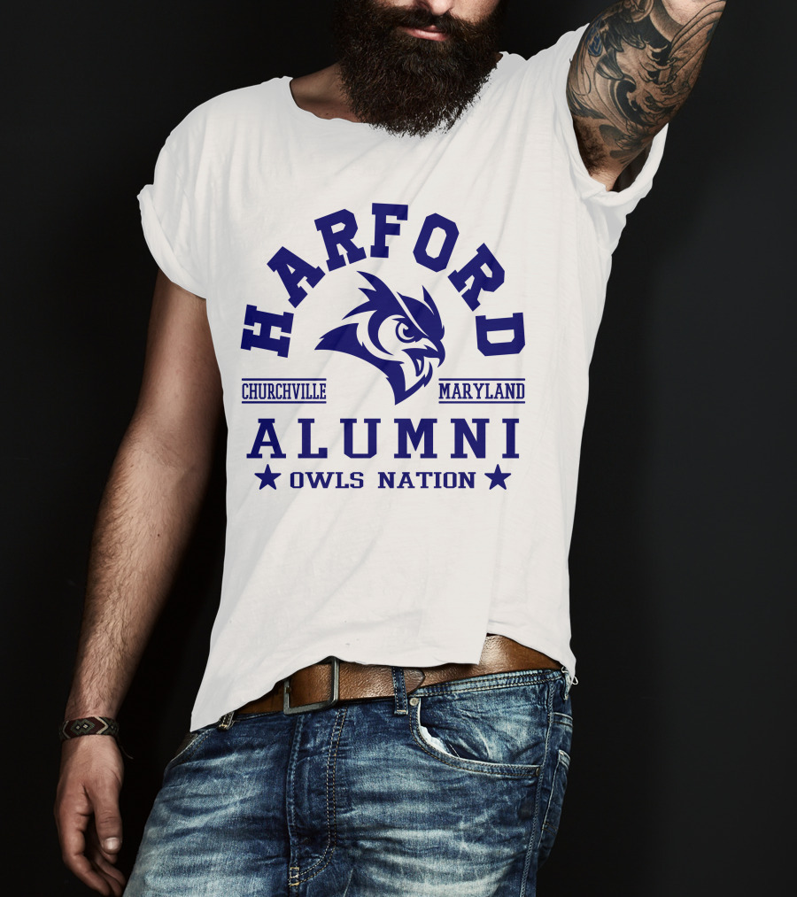 Harford Alumni Owls Nation Churchville Maryland T-Shirt