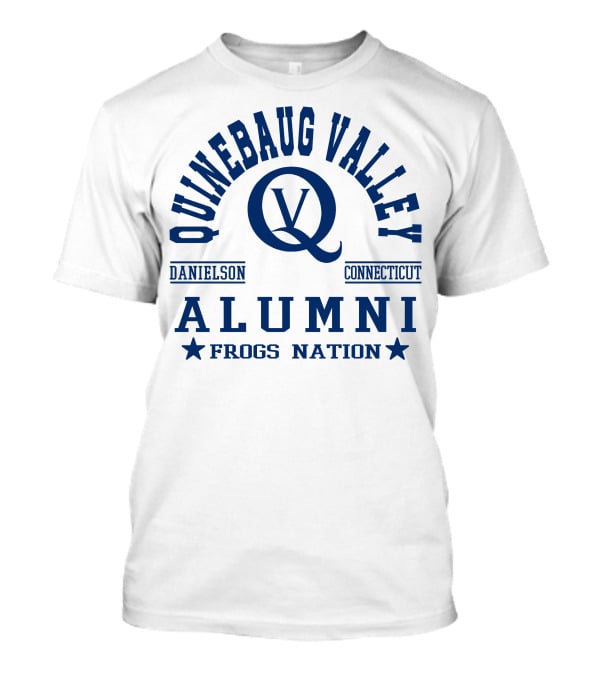 Quinebaug Valley Alumni Danielson Connecticut Frogs Nation T-Shirt
