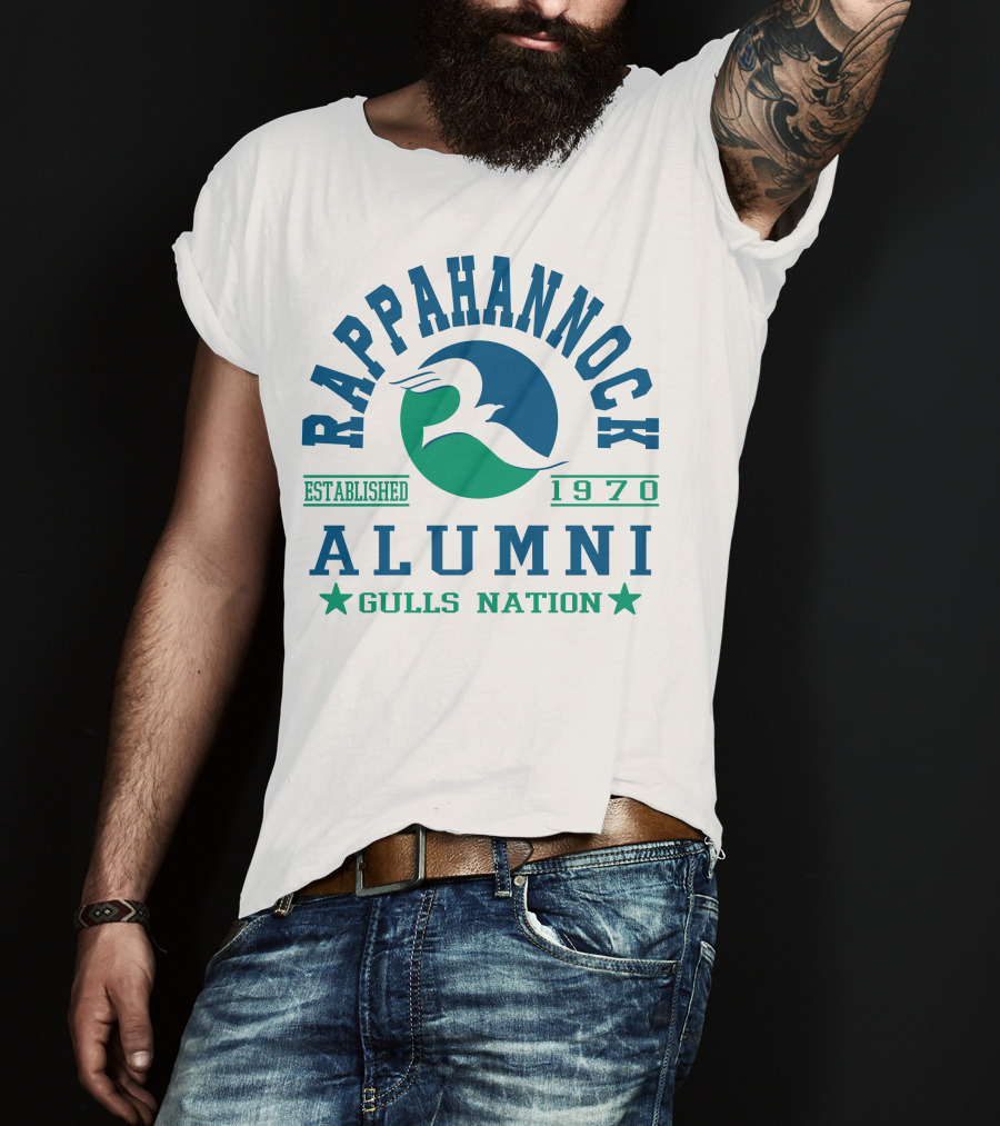Rappahannock Alumni Established 1970 Gulls Nation T-Shirt