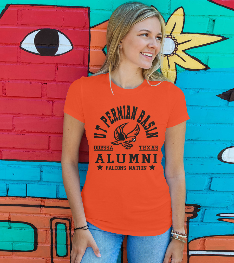 UT Permian Basin Alumni Falcons Nation Odessa Texas T-Shirt