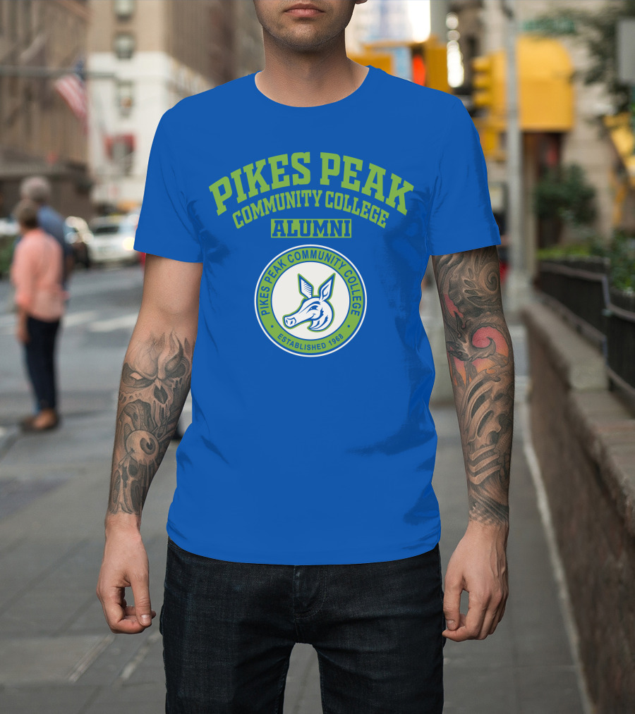 Pikes Peak Community College Alumni Established 1968 T-Shirt