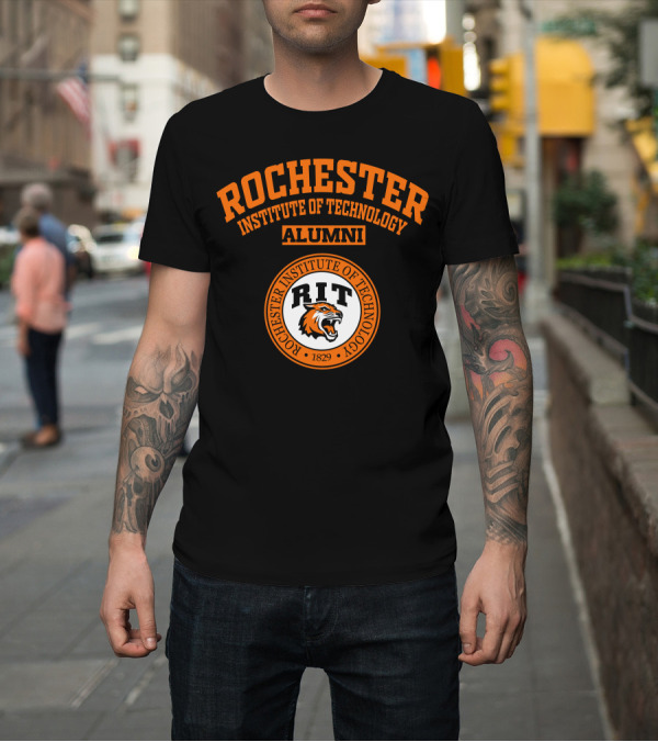 Shirt: Rochester Institute of Technology Alumni RIT Tiger Logo 1829 T-Shirt Rochester Institute of Technology Alumni RIT Tiger Logo 1829 T-Shirt