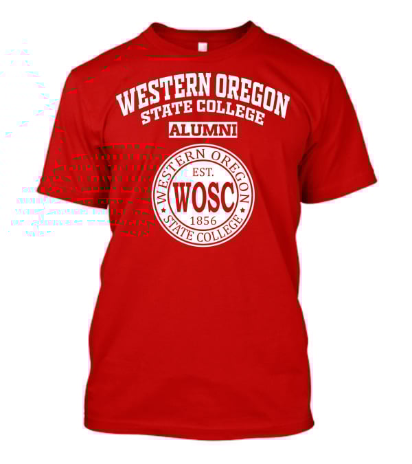 Western Oregon State College Alumni WOSC Est. 1856 T-Shirt
