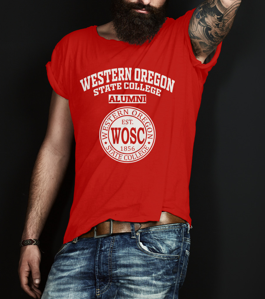 Western Oregon State College Alumni WOSC Est. 1856 T-Shirt