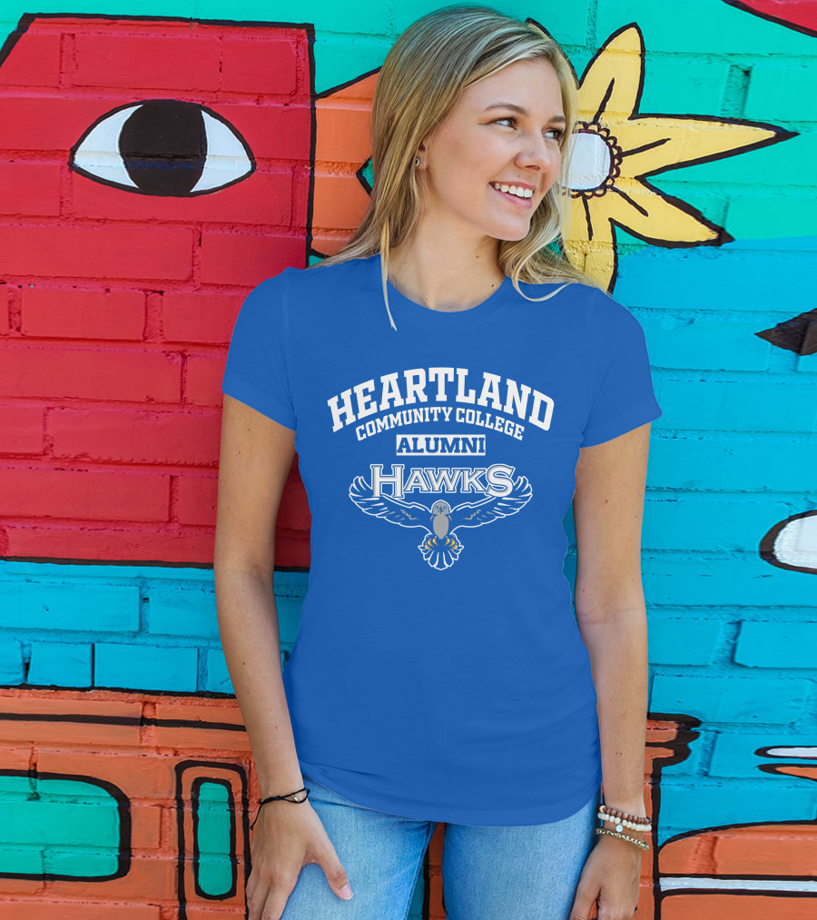 Heartland Community College Alumni Hawks T-Shirt