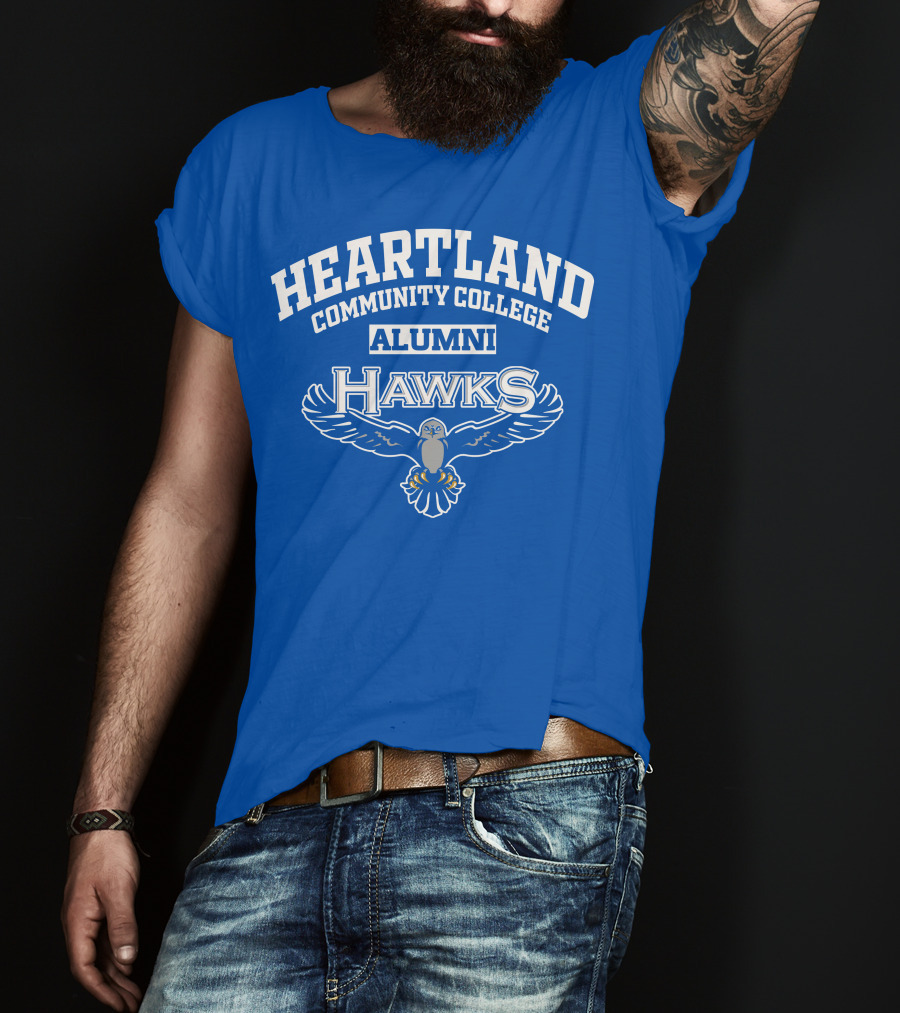 Heartland Community College Alumni Hawks T-Shirt