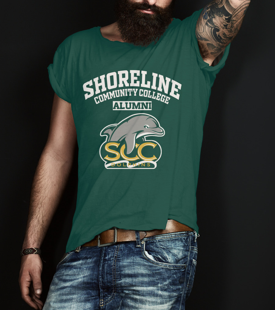Shoreline Community College Alumni SCC Dolphins T-Shirt