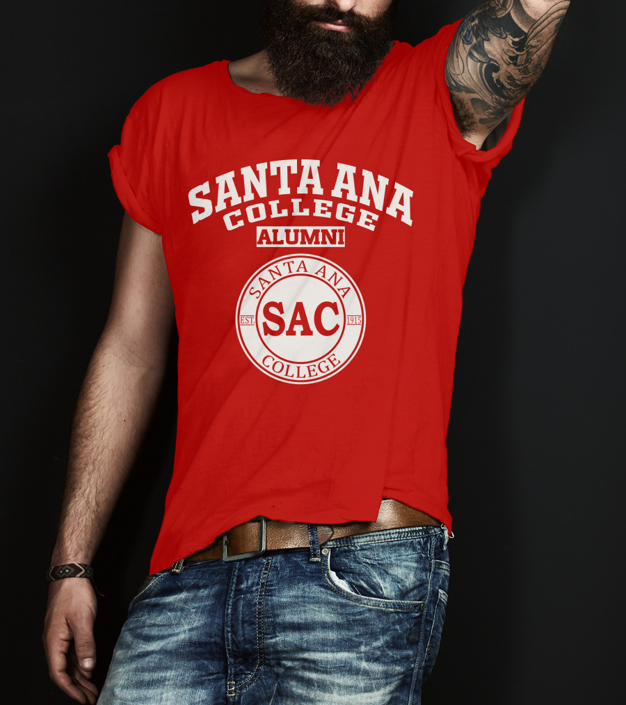 Santa Ana College Alumni SAC Est 1915 T-Shirt