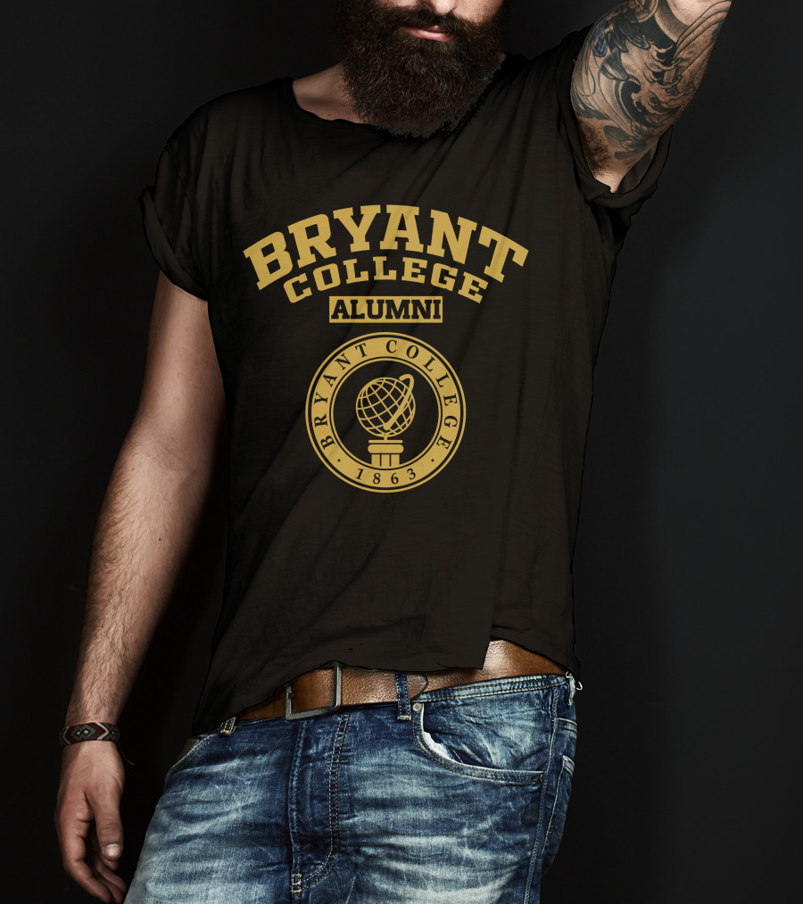 Bryant College Alumni 1863 Globe Emblem T-Shirt