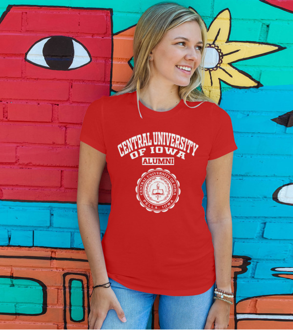 Central University Of Iowa Alumni Pella Seal 1853 T-Shirt