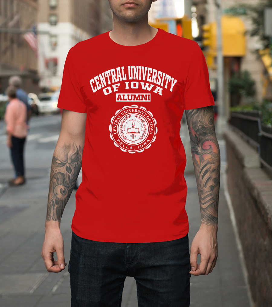 Central University of Iowa Alumni Pella Seal 1853 T-Shirt