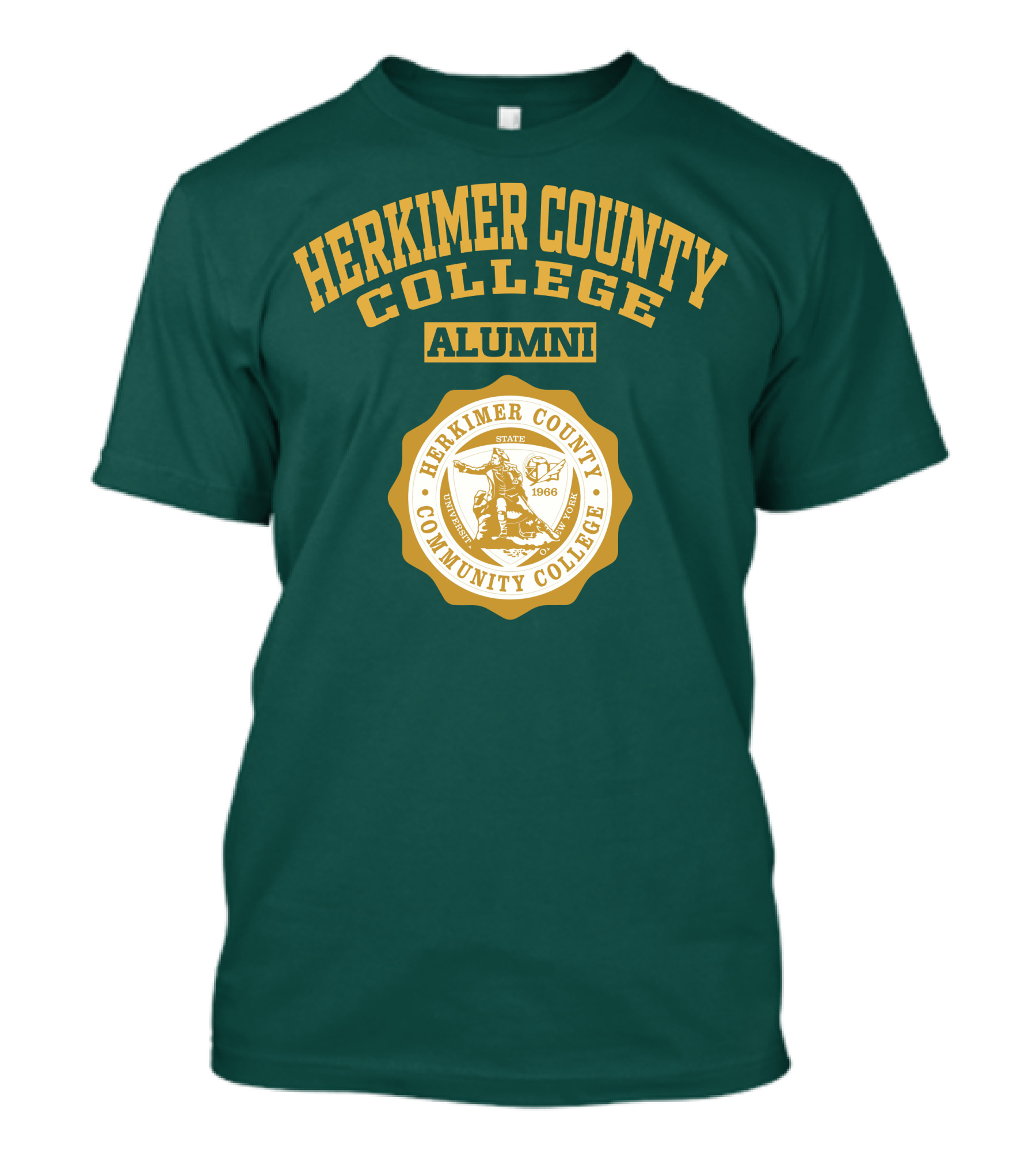 Herkimer County Community College Alumni Emblem 1966 T-Shirt