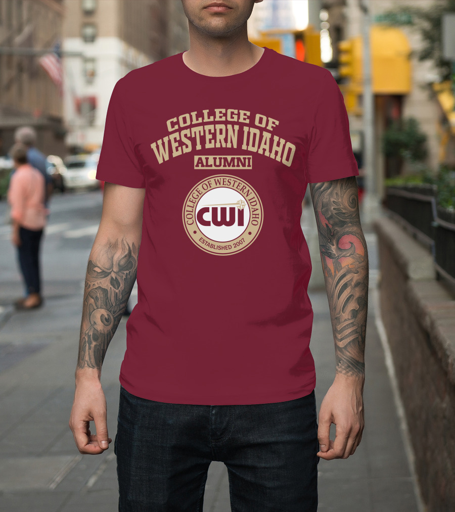 College Of Western Idaho Alumni Established 2007 CWI T-Shirt
