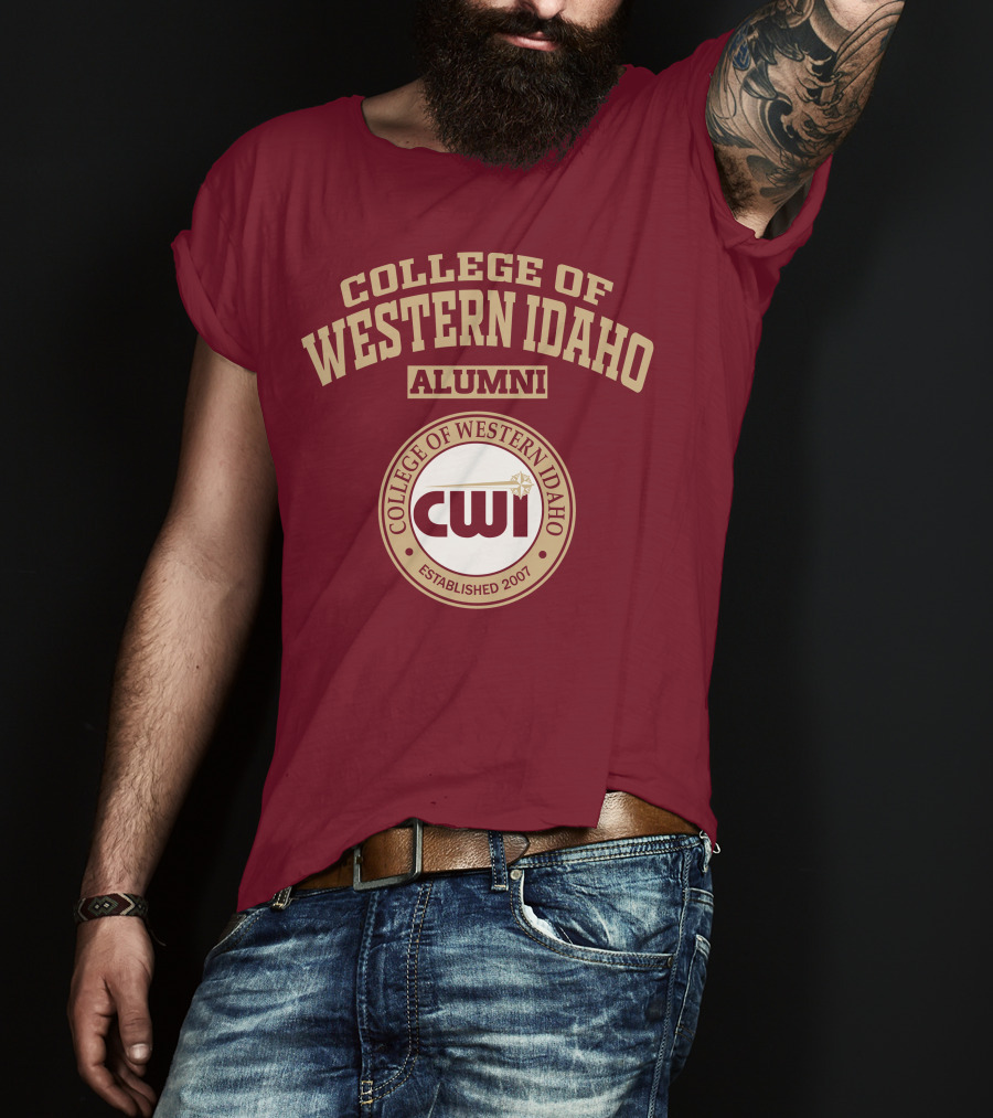 College Of Western Idaho Alumni Established 2007 CWI T-Shirt