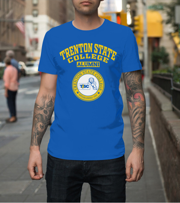 Shirt: Trenton State College Alumni TSC Lion Established 1855 T-Shirt Trenton State College Alumni TSC Lion Established 1855 T-Shirt