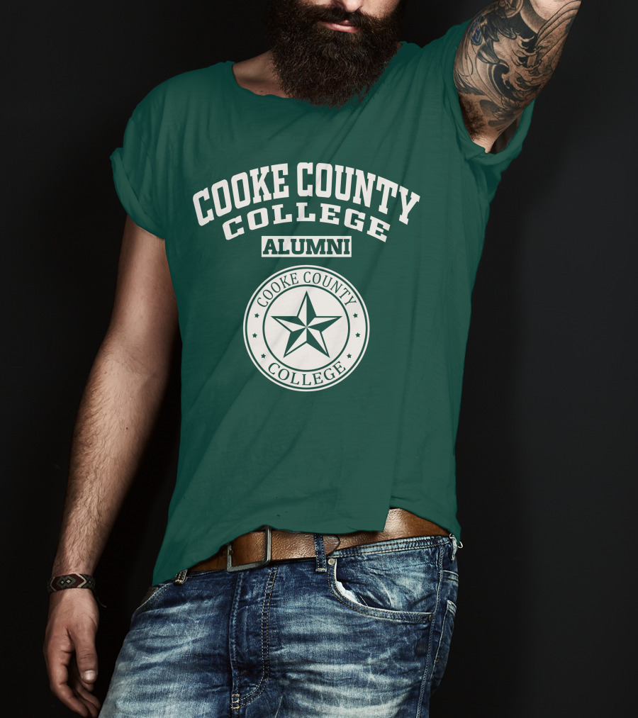 Cooke County College Alumni Star Emblem T-Shirt