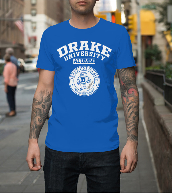 Shirt: Drake University Alumni Bulldogs Des Moines Iowa T-Shirt Drake University Alumni Bulldogs Des Moines Iowa T-Shirt